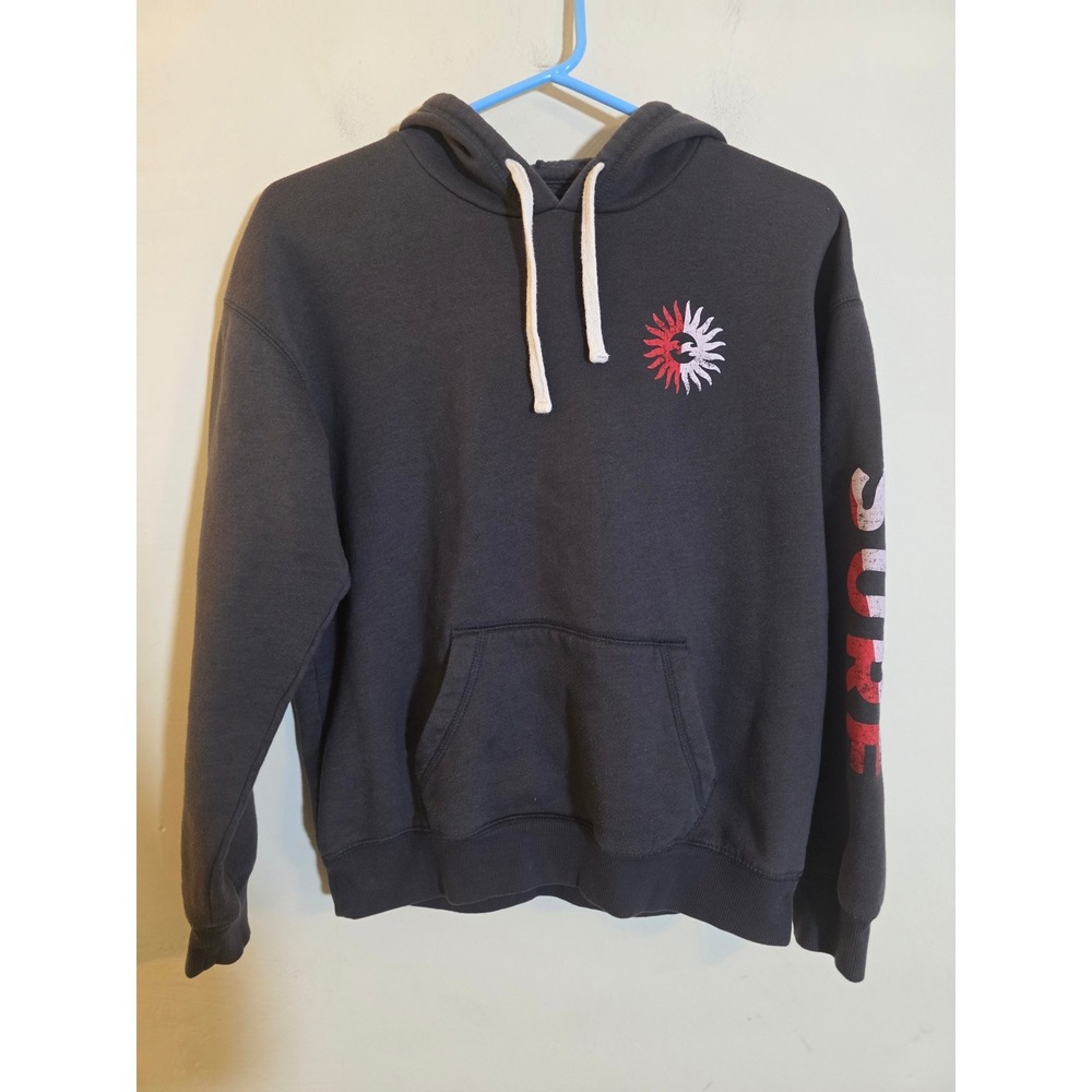 Billabong Mens Surf Graphic Hoodie Charcoal Gray Pullover ABJSF00155 Medium